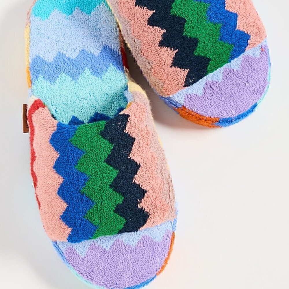 NWT! Missoni Cecil Open Slippers Terry Cloth Size XL - Picture 6 of 14